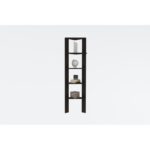 Βιβλιοθήκη Goreme ανθρακί μελαμίνη 45x30x160εκ ed8595 - Image 4