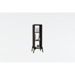 Βιβλιοθήκη Gordes ανθρακί μελαμίνη 30x30x101εκ ed8603 - Image 4