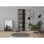 Βιβλιοθήκη Eze καρυδί μελαμίνη 51x21x160εκ ed8608