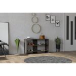 Ραφιέρα Reine ανθρακί μελαμίνη 93x31x56εκ ed8618