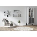 Ραφιέρα Yeso άσπρο μελαμίνη 80x20x30εκ ed8623