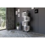 Βιβλιοθήκη Rabant άσπρο μελαμίνη 44x29x140εκ ed8635