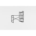 Γραφείο Effe ανθρακί χρώμα μέταλλο μελαμίνη 120x60x75cm ed8653 - Image 4