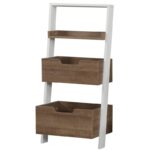 Ραφιέρα Low σκούρο δρυς μελαμίνη 59x35x120εκ ed9089 - Image 3