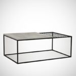 Τραπέζι σαλονιού Zinus Sea Oak μελαμίνη μεταλλικά πόδια 95x55x43εκ ed9098 - Image 3