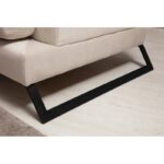 Γωνιακός καναπές Frido Right εκρού 190x308cm ed90 - Image 4