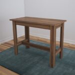 Τραπέζι Barra καρυδί μελαμίνη 120x60x93cm ed9103 - Image 4