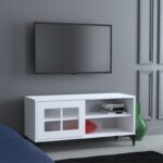 ΄΄Έπιπλο τηλεόρασης Revival άσπρο 150x42x54cm μελαμίνη ed9105 - Image 5