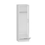 Ντουλάπα ρούχων Santa άσπρη μελαμίνη 60x47 1x187cm ed9175 - Image 3