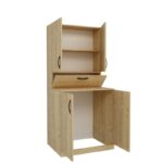 Ραφιέρα πλυντηρίου Palmira δρυς μελαμίνη 70x67x90εκ ed9182 - Image 3