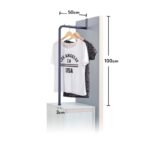 Μεταλλική κρεμάστρα 50x3x100cm ed9190 - Image 2