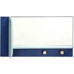 Καθρέφτης Trio με ράφι 80x39cm μελαμίνη ed9193