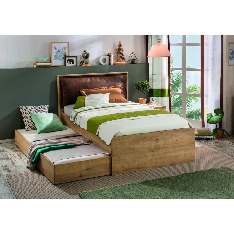 9213_0-800x800 Κρεβάτι Mocha Pull out καρυδί μελαμίνη 93x24x194εκ ed9213 - Image 1