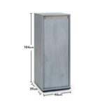 Ντουλάπα ρούχων Trio μικρή 46x39x104cm ed9217 - Image 2