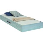 Κρεβάτι Trio 96X24x194cm μελαμίνη multicolor ed9229 - Image 4