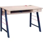 Γραφείο Tre 114x64x76cm μελαμίνη πολύχρωμο ed9277 - Image 3