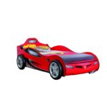 Κρεβάτι αυτοκινήτου Race κόκκινο μελαμίνη 109x208x80εκ ed9283 - Image 3