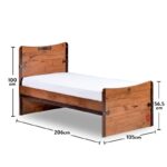 Κρεβάτι Pirata 105x100x206cm μελαμίνη ed9290 - Image 2