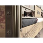 Kουκέτα Pirata 90X200cm μελαμίνη μέταλλο ed9330 - Image 5