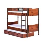 Kουκέτα Pirata 90X200cm μελαμίνη μέταλλο ed9330 - Image 3