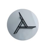 Τραπέζι σαλονιού Trio καφέ μεταλλικός σκελετός επιφάνεια γυάλι 75x75x42εκ ed937 - Image 5