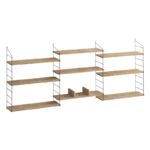 Ραφιέρα Laba δρυς μελαμίνη 85x20x216εκ ed9450 - Image 2