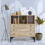 Συρταριέρα Nevada 80x40x86cm μελαμίνη oak ed9464