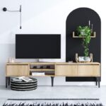 Έπιπλο τηλεόρασης Vesta 180x30x50cm μελαμίνη ed9466