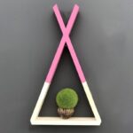 Ραφιέρα Raf καρυδί ροζ ξύλο 25x6x42εκ ed9472