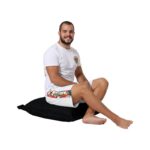 Μαξιλάρι Pouf 70x70 μαύρο ed9504 - Image 3