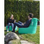 Πολυθρόνα πουφ EVA Sport Turquoise 70x80x35cm ed9523 - Image 5