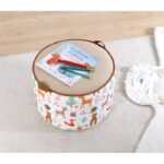 Παιδικό πούφ Lodie άσπρο μελαμίνη 44x32εκ ed9535 - Image 4