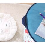 Παιδικό πουφ Lodie άσπρο μπλε 44x32εκ ed9537 - Image 3