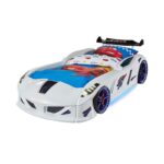 Κρεβάτι αυτοκινήτου Speedy άσπρο μελαμίνη 130x235x60εκ ed955 - Image 2