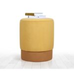 Σκαμπώ Ropp κίτρινο 43x38cm ed9576