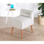 Πολυθρόνα Mai κρεμ 45x43cm ed9594 - Image 3