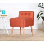 Πολυθρόνα Mai πορτοκαλί 45x43cm ed9596