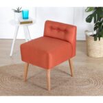 Πολυθρόνα Mai πορτοκαλί 45x43cm ed9596 - Image 3