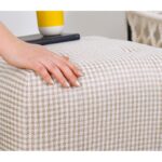 Σκαμπώ Punte κρεμ 43x43cm ed9614 - Image 2