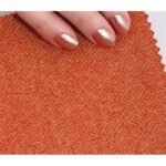 Σκαμπώ Rame πορτοκαλί 42x40cm ed9625 - Image 2