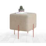 Σκαμπώ Rame καφέ 42x40cm ed9628 - Image 5