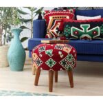 Σκαμπώ Meli Multicolor 42x46cm ed9645 - Image 3