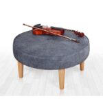 Σκαμπώ Square γκρι 80x41cm ed9669