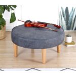 Σκαμπώ Square γκρι 80x41cm ed9669 - Image 3