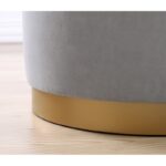 Σκαμπώ Dover γκρι 50x45cm ed9680 - Image 2