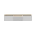 Έπιπλο τηλεόρασης Neon λευκό 160x32x35cm ed96 - Image 5