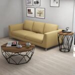 Βοηθητικό τραπέζι Sofya καρυδί μελαμίνη 46x57cm ed9960 - Image 5