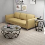 Βοηθητικό τραπέζι Sofya άσπρη Marble μελαμίνη 46x57cm ed9962 - Image 5